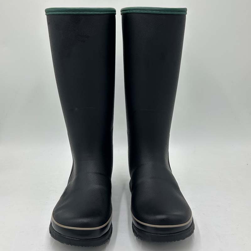 Fashionable design color customized wellington man knee boots rubber rain boots mens