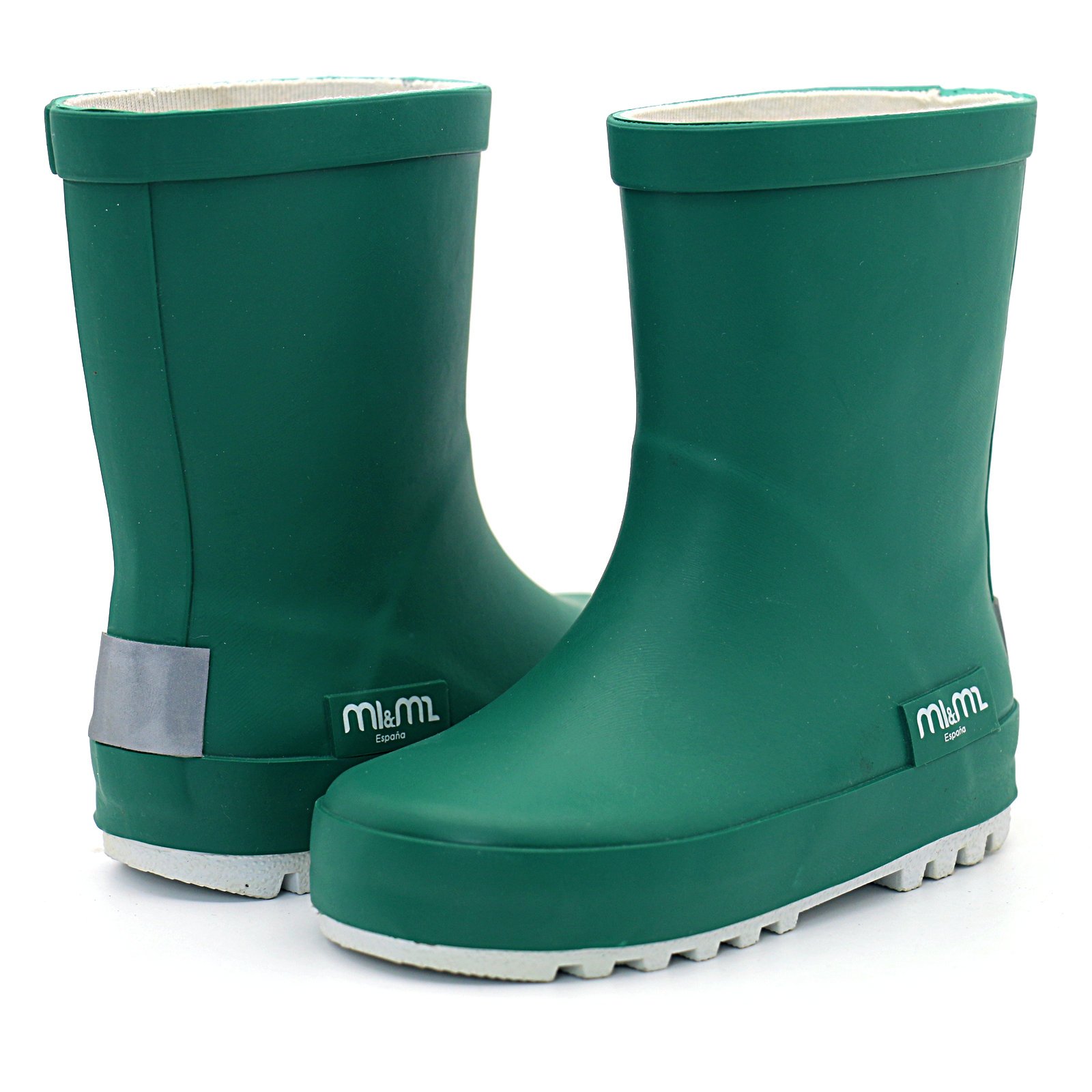Wellie Bare Solid Barefoot Wellington Rain Boots Green