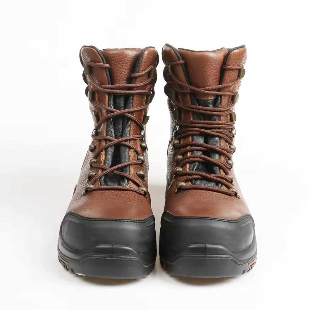 Genuine Leather Esd Anti-Static Anti-Piercing Safety Boots Steel toe Non-slip Hiking winter safety shoes men steel toe