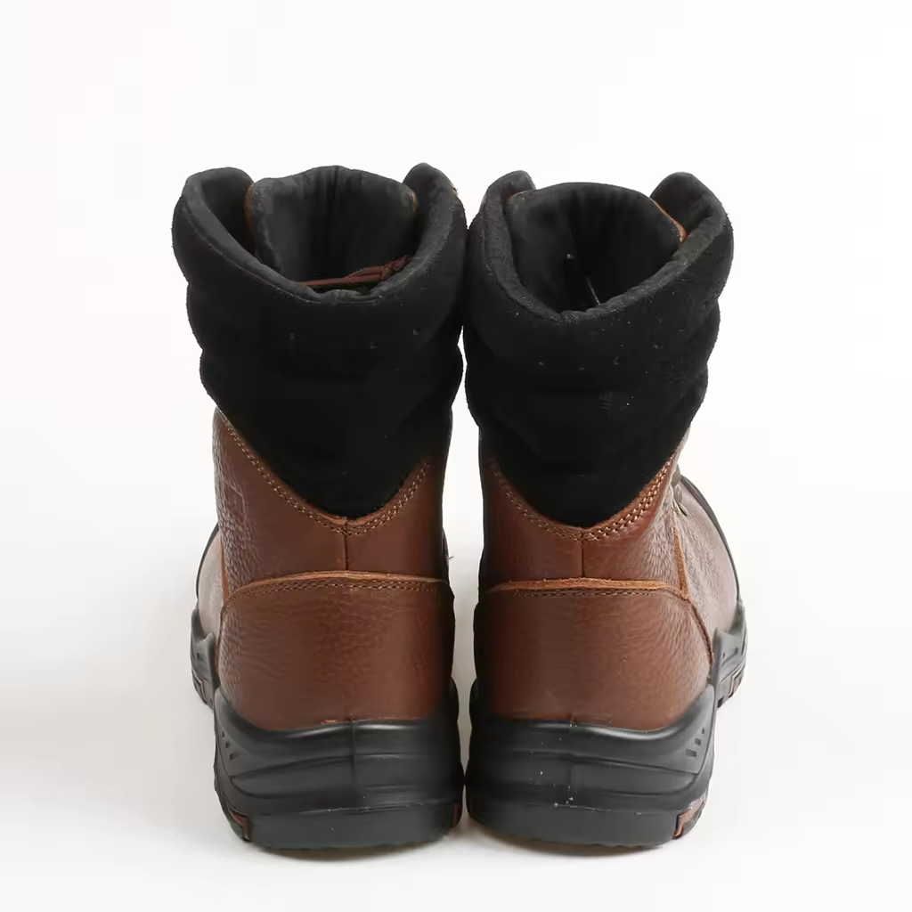 Genuine Leather Esd Anti-Static Anti-Piercing Safety Boots Steel toe Non-slip Hiking winter safety shoes men steel toe