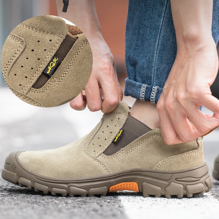 Non-slip Anti-smash Anti-stab Unisex Work Boots Shoes Men Indestructible Shoes Steel Toe Safety Shoes Boots