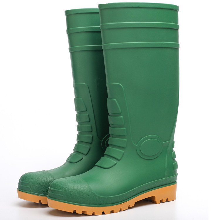PVC safety boots for construction site agriculture oil field mining colliery offshore