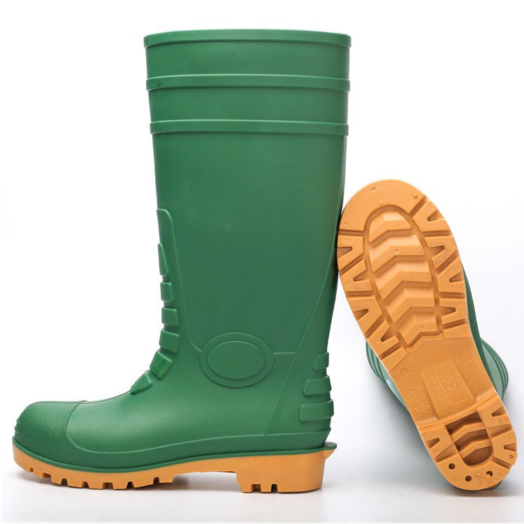 PVC safety boots for construction site agriculture oil field mining colliery offshore