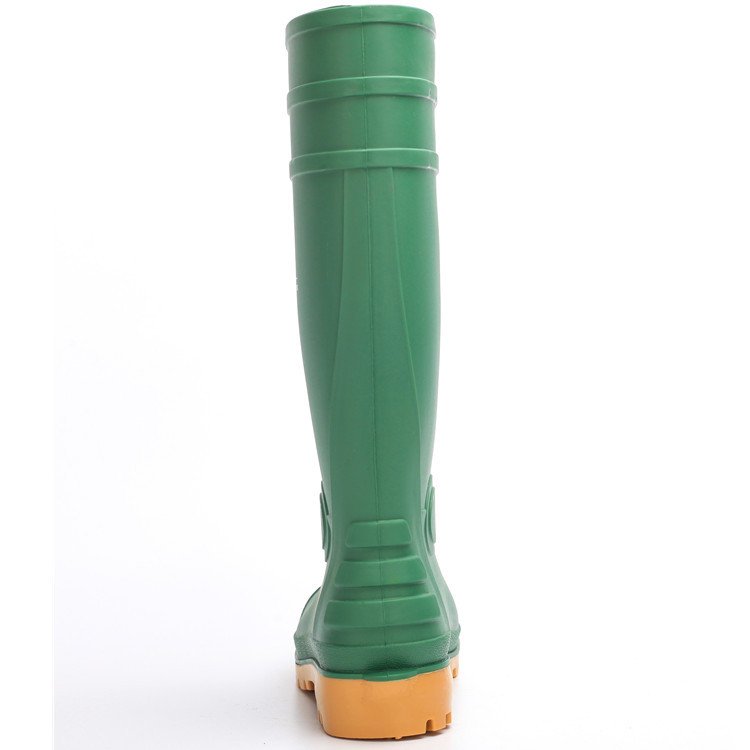 PVC safety boots for construction site agriculture oil field mining colliery offshore