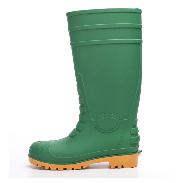 PVC safety boots for construction site agriculture oil field mining colliery offshore