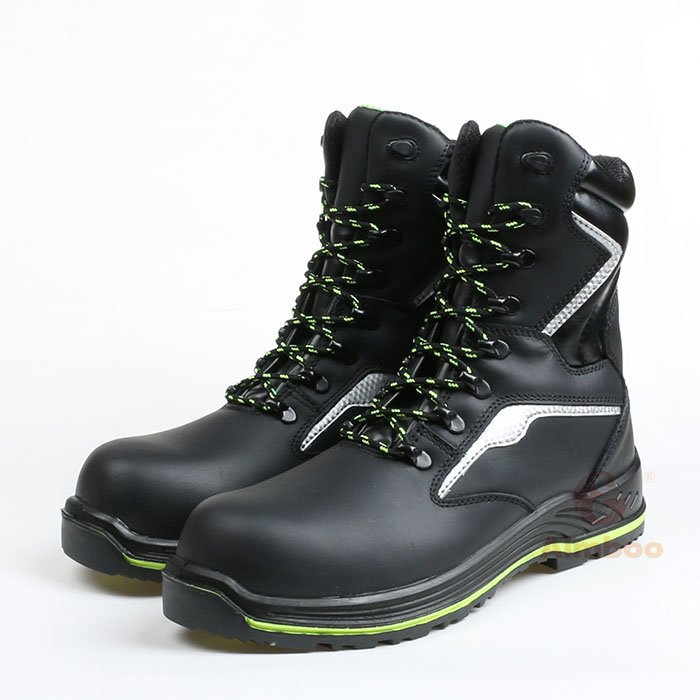 manufacturer factory custom safety shoes for men steel toe boots leather slip resistant waterproof stab resistant s3 wholesale