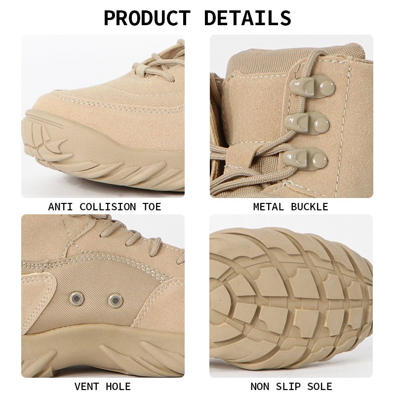 OBSHORSE Low Top Boots Shoes Outdoor Hiking Tactical Shoes