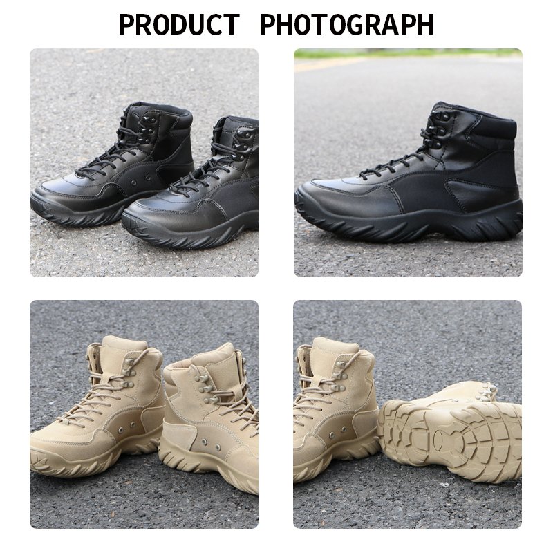 OBSHORSE Low Top Boots Shoes Outdoor Hiking Tactical Shoes
