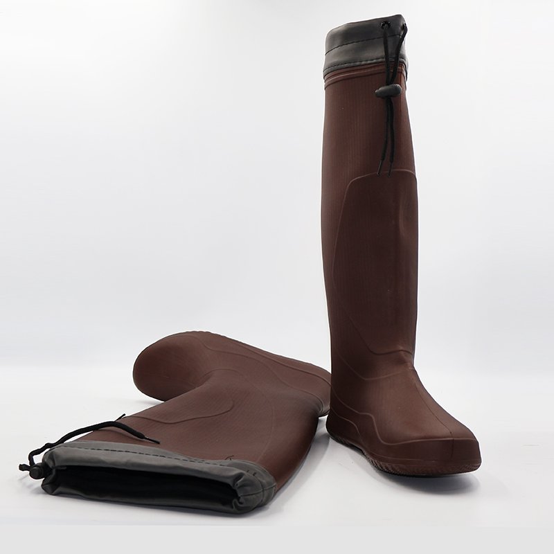 Hunting Fishing Boots Rubberized EVA Lightweight Super Anti-Wearable Adjustable Cuff Gumboots Water Boots EVA Foam Boots
