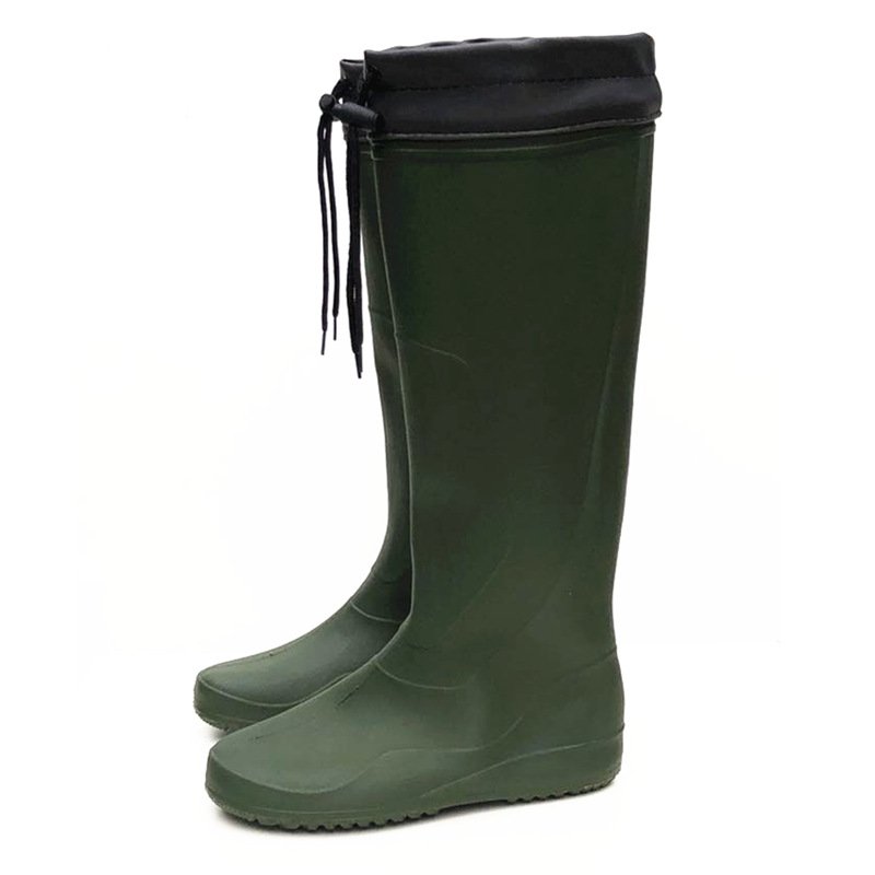 Hunting Fishing Boots Rubberized EVA Lightweight Super Anti-Wearable Adjustable Cuff Gumboots Water Boots EVA Foam Boots