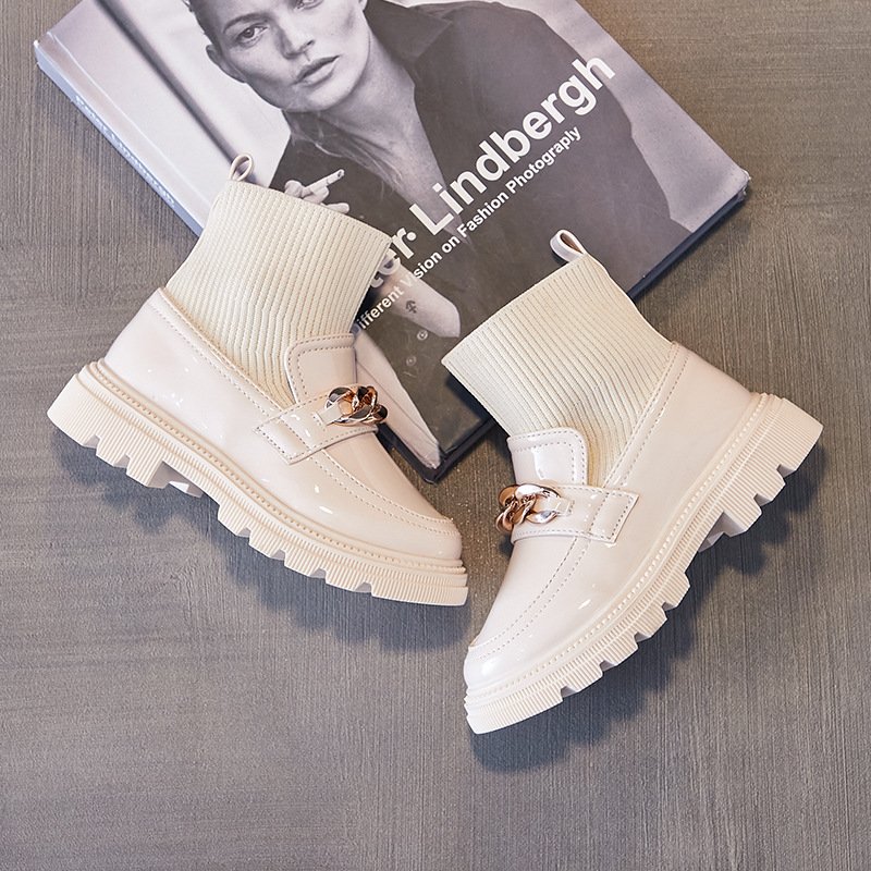 Conyson 2024 Factory New High Quality Rts Girls Winter Kids Socks Shoes Fashion Designer Child Non-slip Boy Girl Boot Shoes