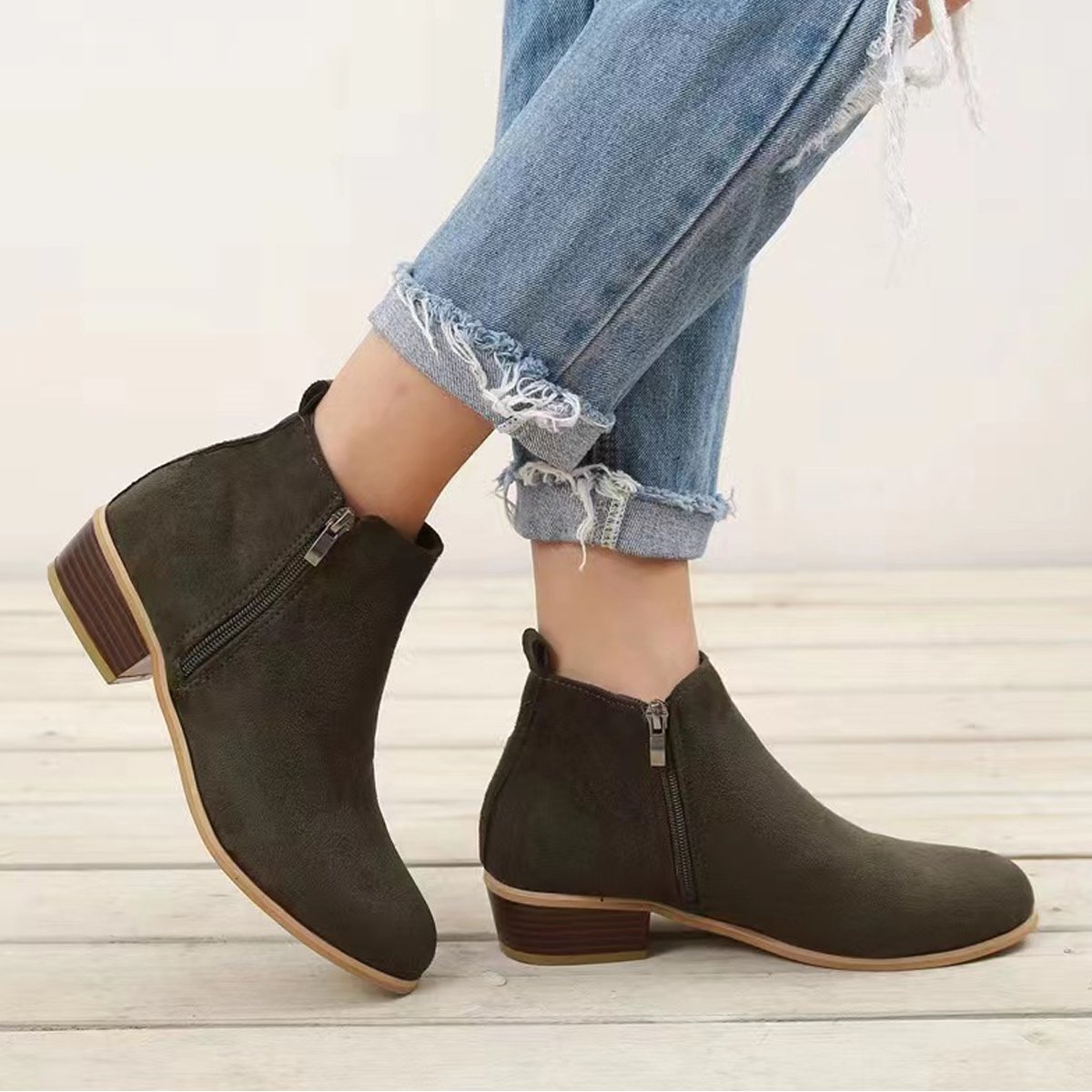 Wholesale Cheap Womens Black Heel Winter Ankle shoes knee-high Women's Boots 2023