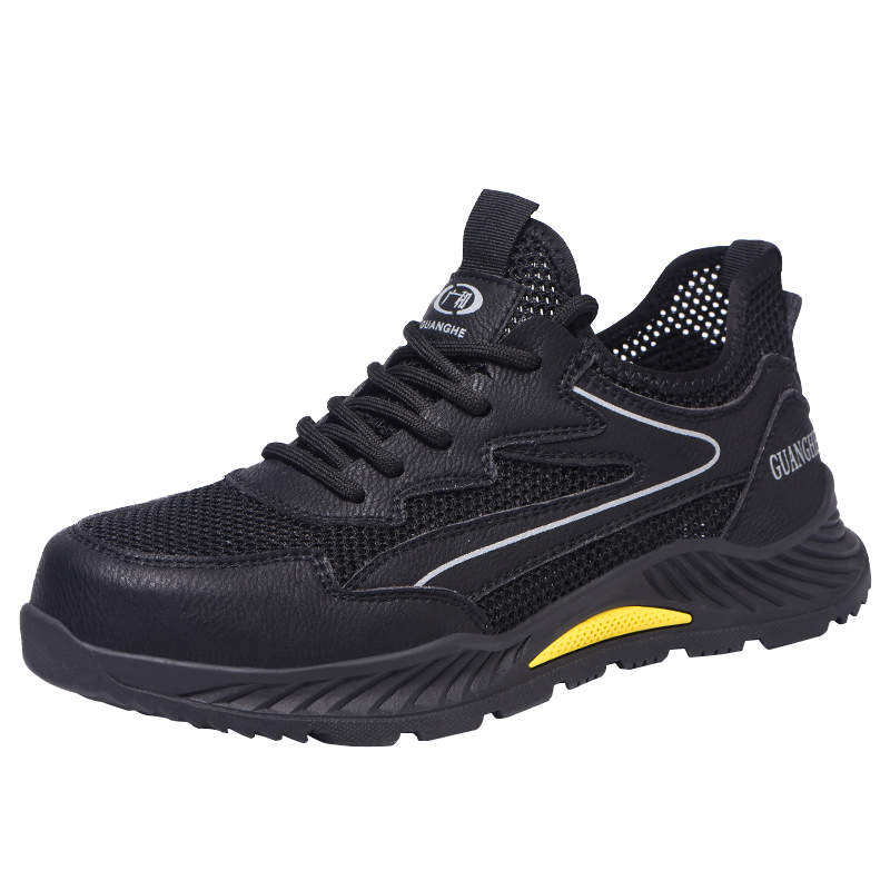 Diansen 687 Factory price anti smashing work boots puncture-proof lightweight man steel toe safety shoes