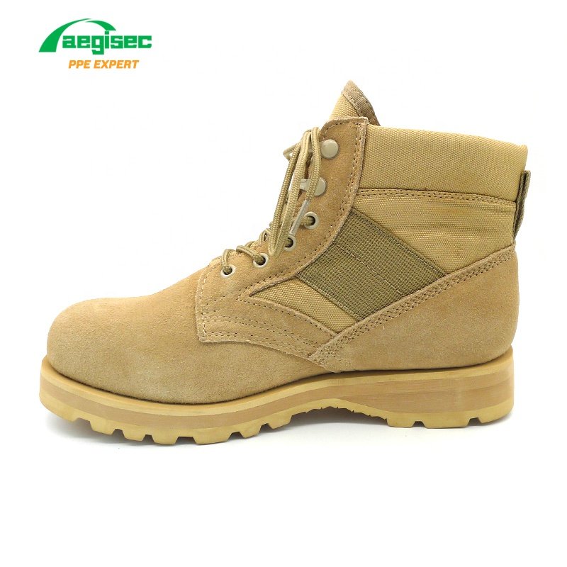 AEGISEC brand cow suede tactical boots hot melt oil slip resistant jungle shoes rubber sole desert boots men shoes