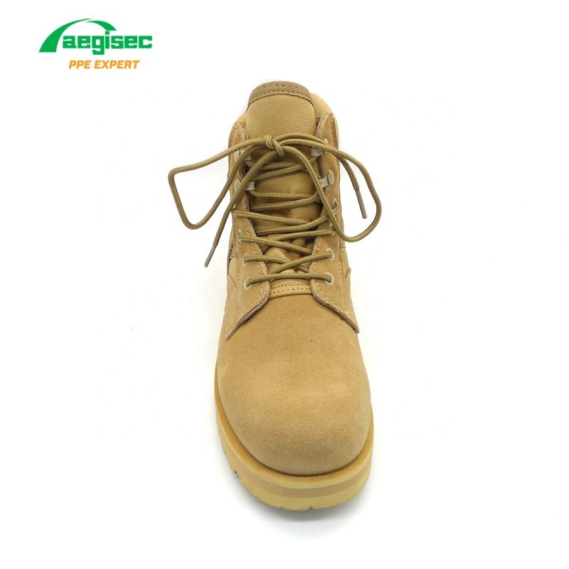 AEGISEC brand cow suede tactical boots hot melt oil slip resistant jungle shoes rubber sole desert boots men shoes