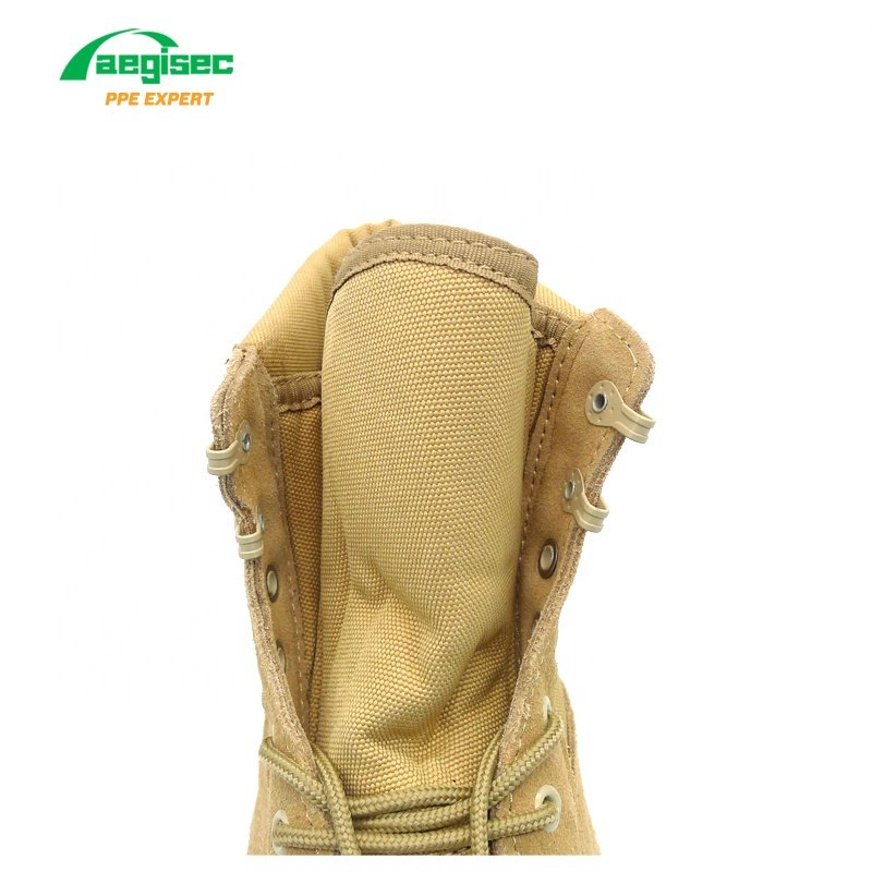 AEGISEC brand cow suede tactical boots hot melt oil slip resistant jungle shoes rubber sole desert boots men shoes