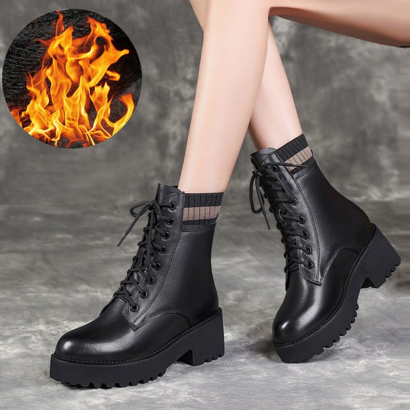 boots for women new plush and thick short boots with thick soles for versatile trendy women custom shoe manufacturers