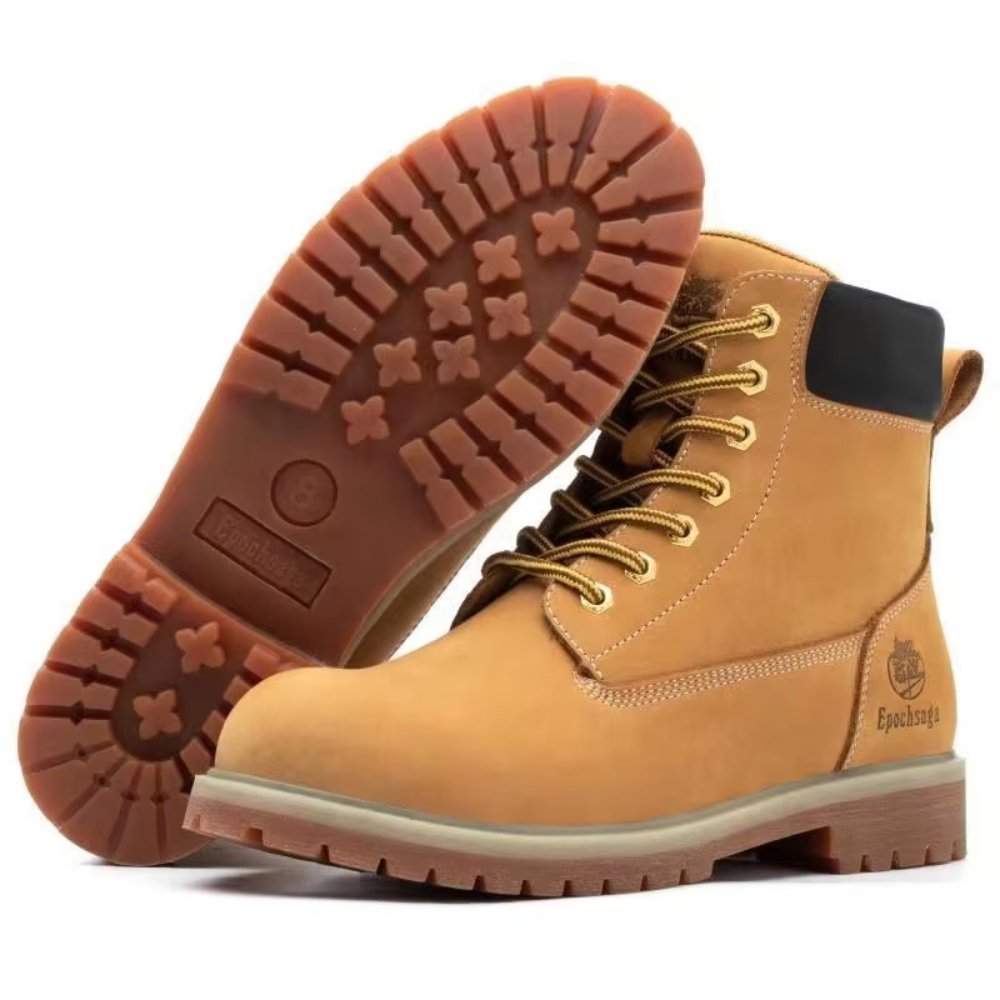 Hot selling Waterproof retro boutique boots for men cowhide wear-resistant high quality Genuine leather work boots