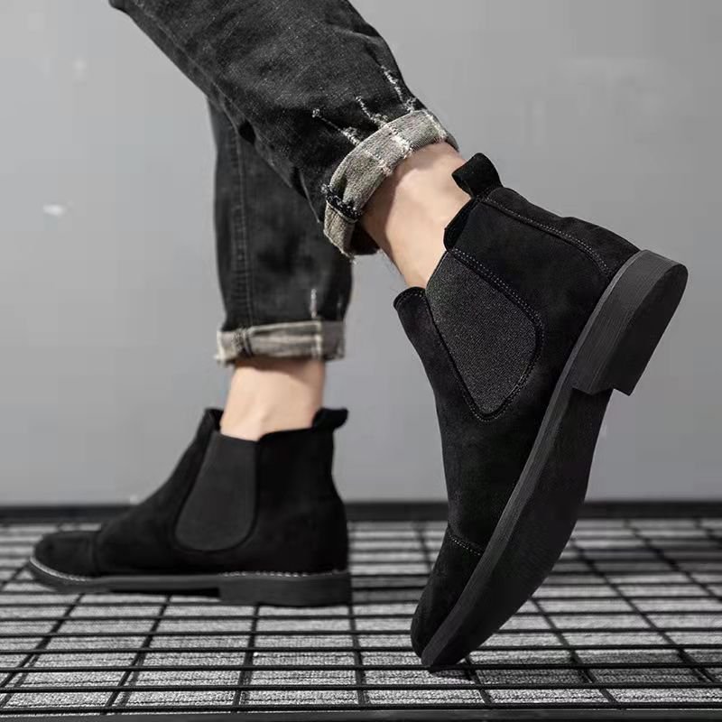 Men's outdoor high-top boots cowboy leather men's boots