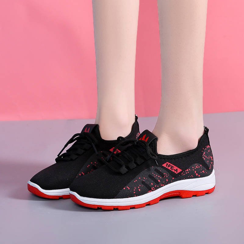 wholesale cheaper Breathable Flats for women good quality Sneakers Print sport Sandals summer Boots Casual lady Shoes