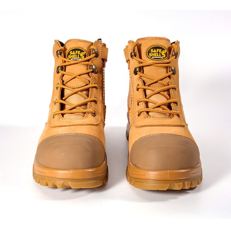 Working Boots For Men Steel Toe Safety Shoes Work Boots Nubuck Leather Men Safety Boots