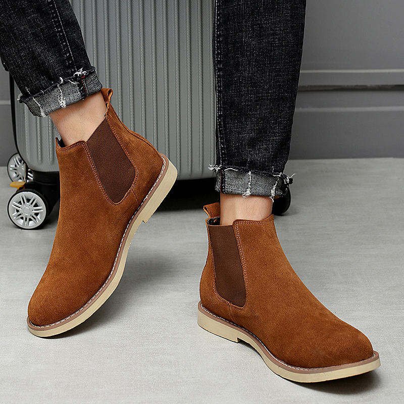 Men's and women's large size fashion outdoor Martin boots four seasons casual comfortable Chelsea boots