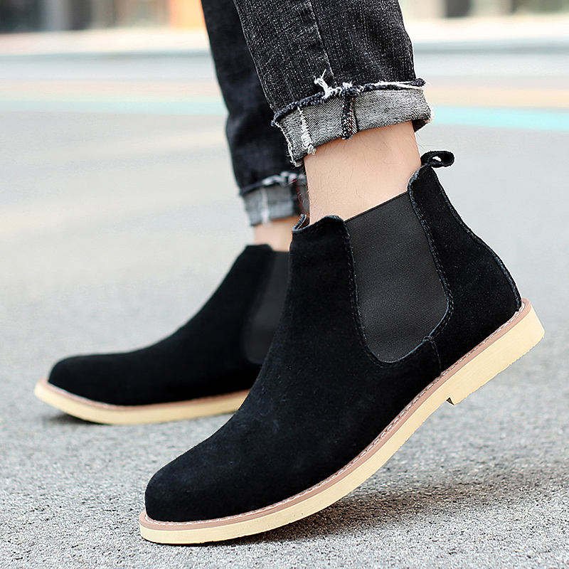 Men's and women's large size fashion outdoor Martin boots four seasons casual comfortable Chelsea boots