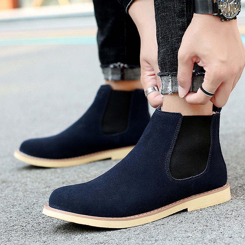 Men's and women's large size fashion outdoor Martin boots four seasons casual comfortable Chelsea boots