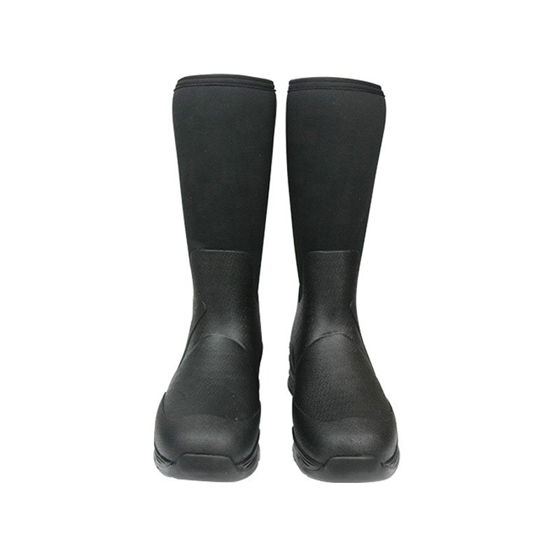 Custom Steel Toe Wellington Neoprene Rubber Waterproof Warm Snow Boots Safety Rain Boots