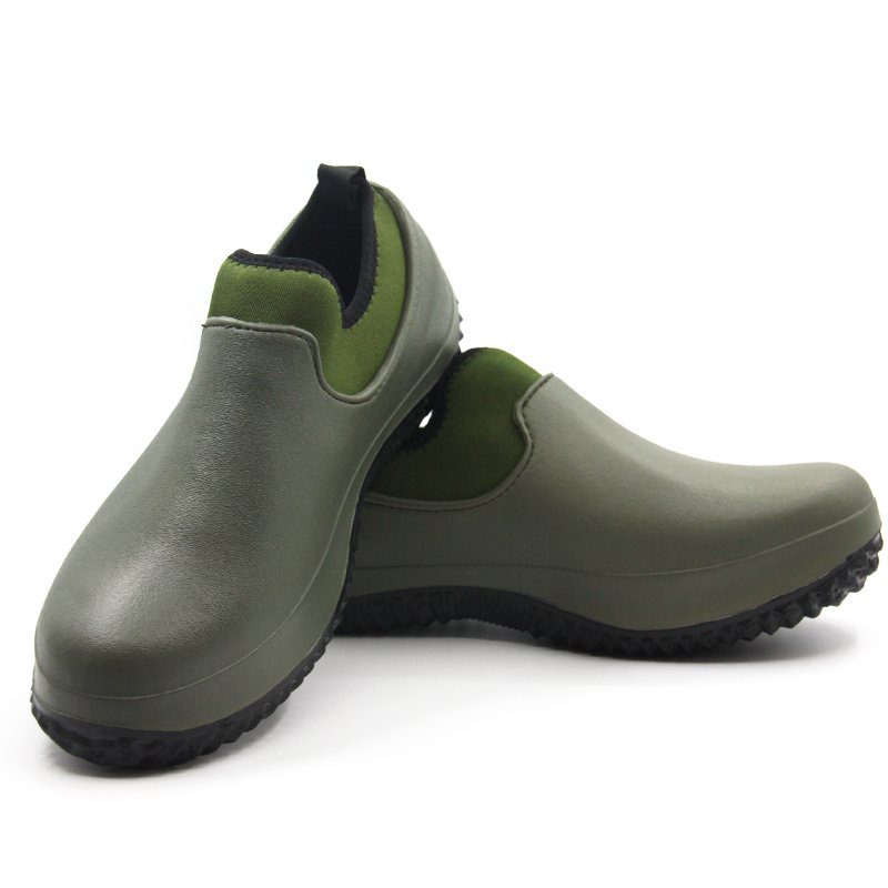 Custom logo OEM adult EVA neoprene cheap garden shoes fall waterproof garden rain boots for woman men