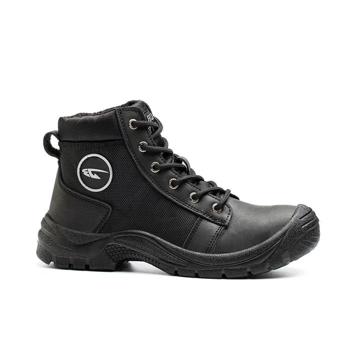 WEJUMP GENUINE LEATHER Puncture-Proof Security Safety Boots