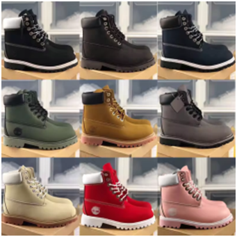 timbedest brown snow Leather Boots For Men Pink Ankle Boots For Men Rubber Original Boots For Men