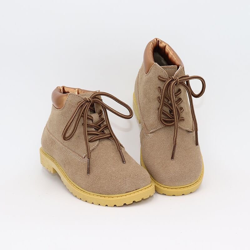 TipsieToes manufacturer stock low price real leather super soft stylish western flat fur boots for little boy girl kids teenager