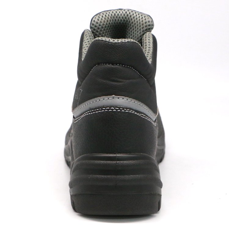 ENTE SAFETY Indestructible S3 Industrial Construction Work Waterproof Boots Steel Toe Cow Leather Mesh Cat Safety Shoes For Men