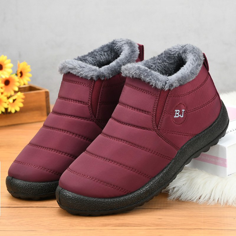 Cheap Waterproof Snow Boots Winter Women Casual Lightweight Ankle Warm Fluffy Boots