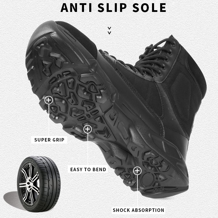 OBSHORSE Tactical American Us Russian Tactical Combat Boots Or Men Women Tactical Shoes