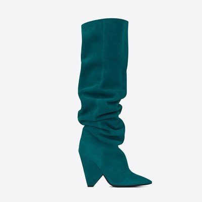 Black Leopard Print Over-the-Knee Boots for Women Chunky High Heel Winter Shoes Slouchy Long Boot Size 43-for Autumn & Spring