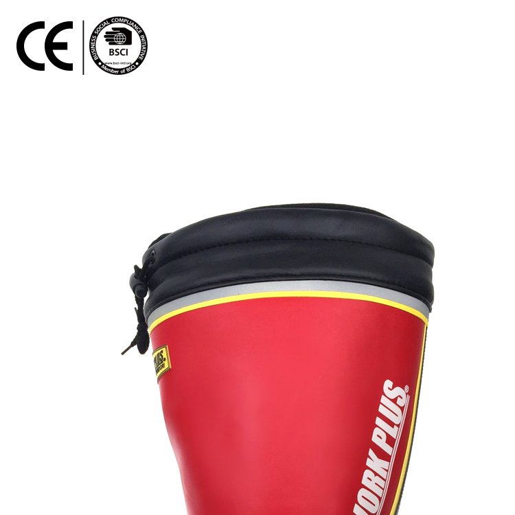 Low MOQ Waterproof Rain Rubber Boots For Work, Customized Labor Rain Security Boots Shoes For Men