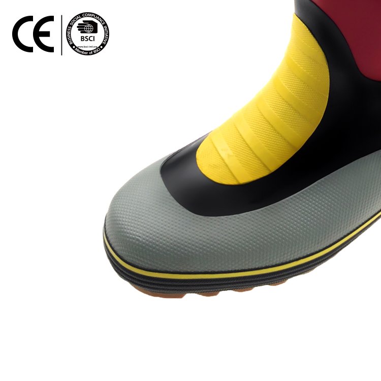 Low MOQ Waterproof Rain Rubber Boots For Work, Customized Labor Rain Security Boots Shoes For Men