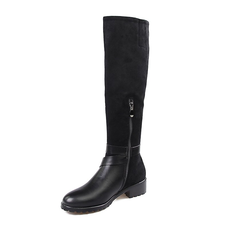 Latest Woman Blush Boot Lady Winter Knee Boot