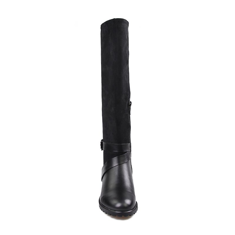 Latest Woman Blush Boot Lady Winter Knee Boot