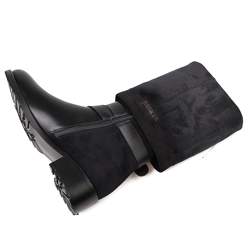 Latest Woman Blush Boot Lady Winter Knee Boot