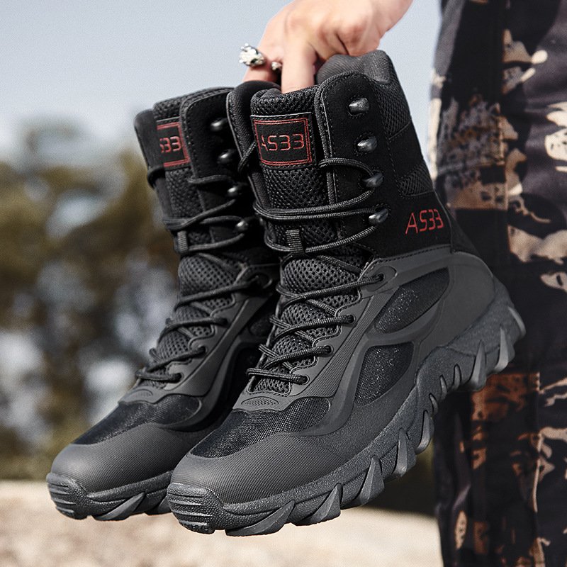 JinTeng Factory Good Quality Boots Tactical Combat Training Ankle Boots Outdoor Hiking Camping Sports Shoes Tactical Boots