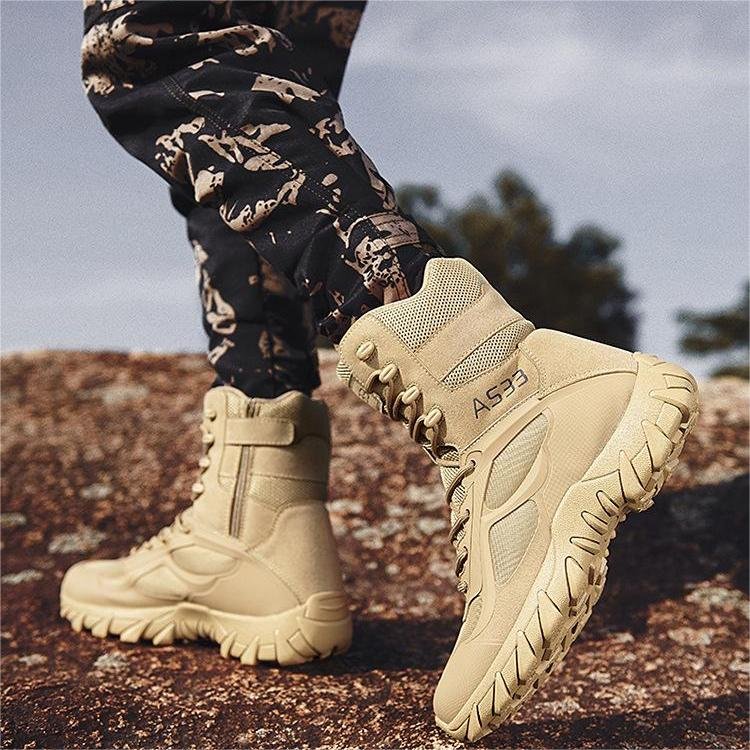 JinTeng Factory Good Quality Boots Tactical Combat Training Ankle Boots Outdoor Hiking Camping Sports Shoes Tactical Boots