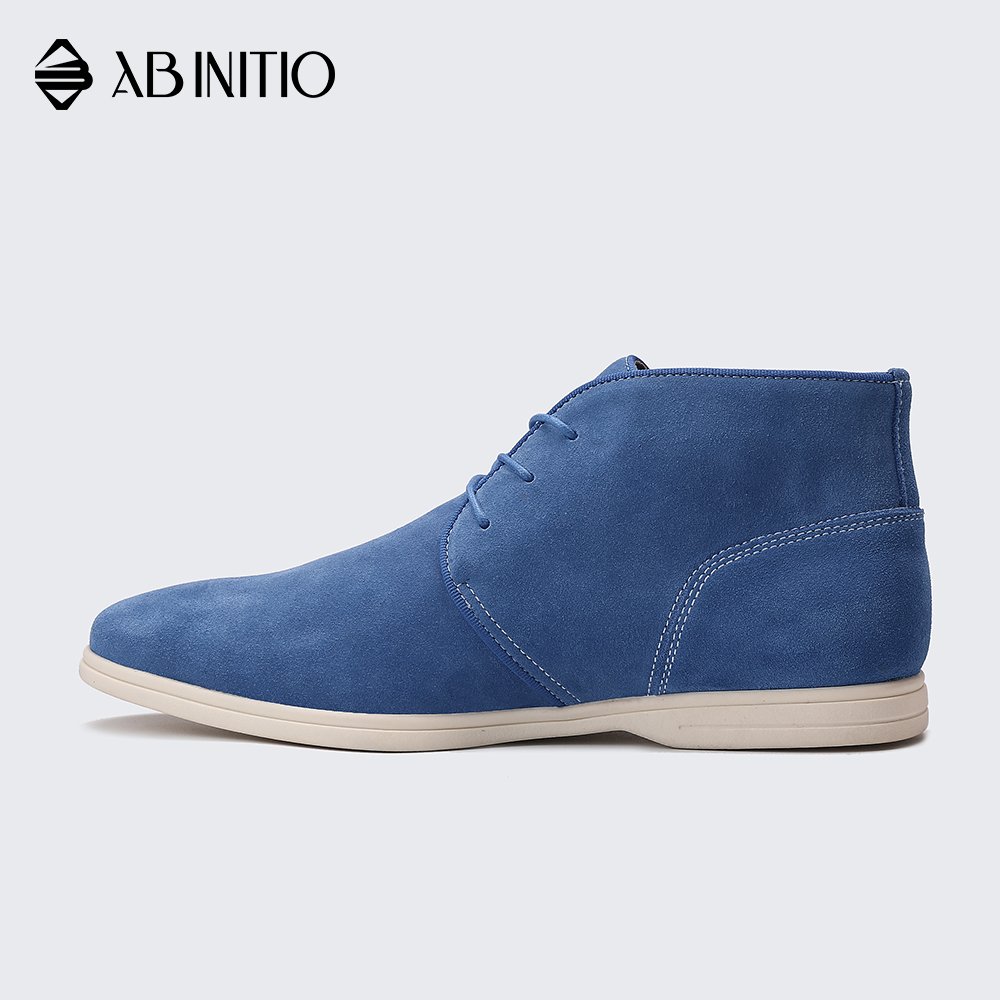 Original Lace Genuine Leather Casual Men Winter Ankle Leather Boots