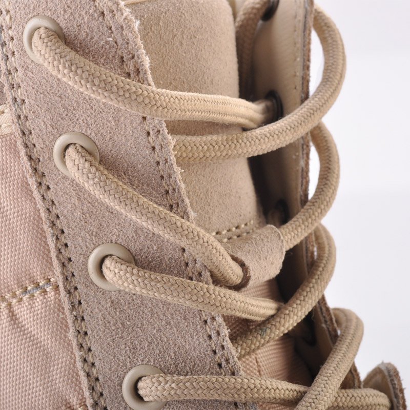 Steel Toe Desert Safety Shoes Boots Long Cut With Zip Lock