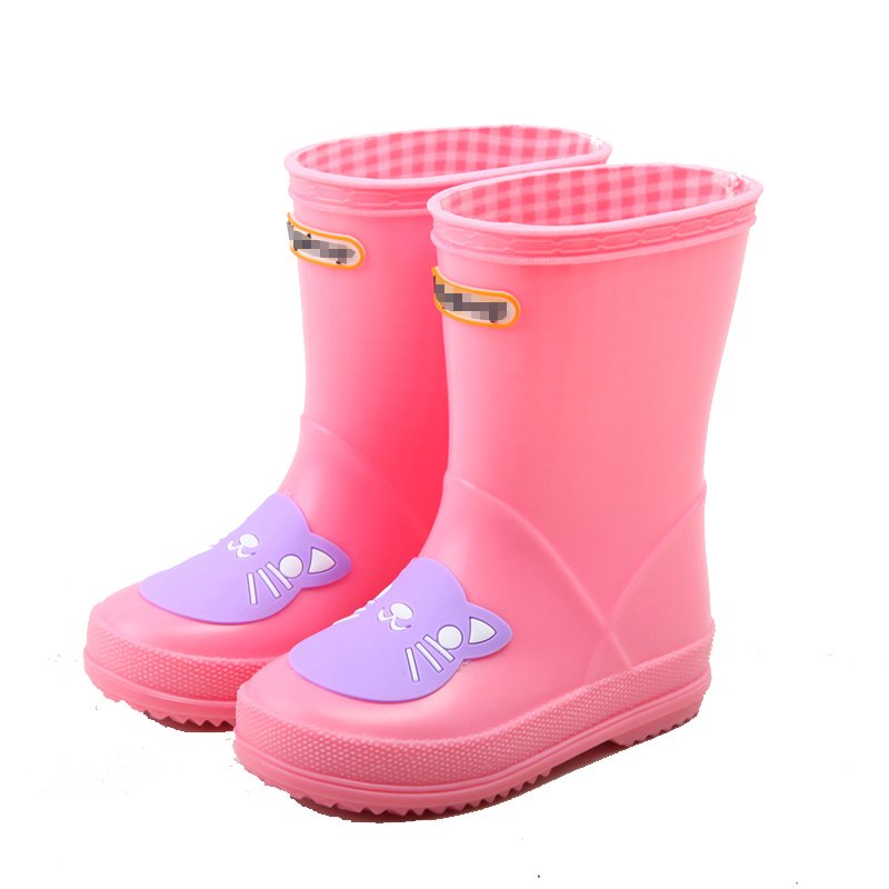 kids girls duck printing customized waterproof pvc rainboots gumboots rain boots for children