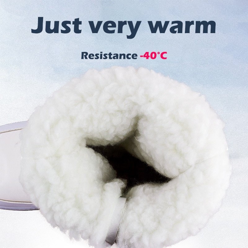 New Fashion 8 Colors Waterproof Oxford Down Fabric Winter wool Snow Boots Outdoor Mid-calf Warm Fur Winter Boots For Women shoes