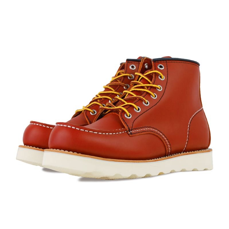 Goodyear Men's Winter Boots in Western Style Genuine Leather Lace-Up Closure Breathable and Height Increasing Safety Shoes