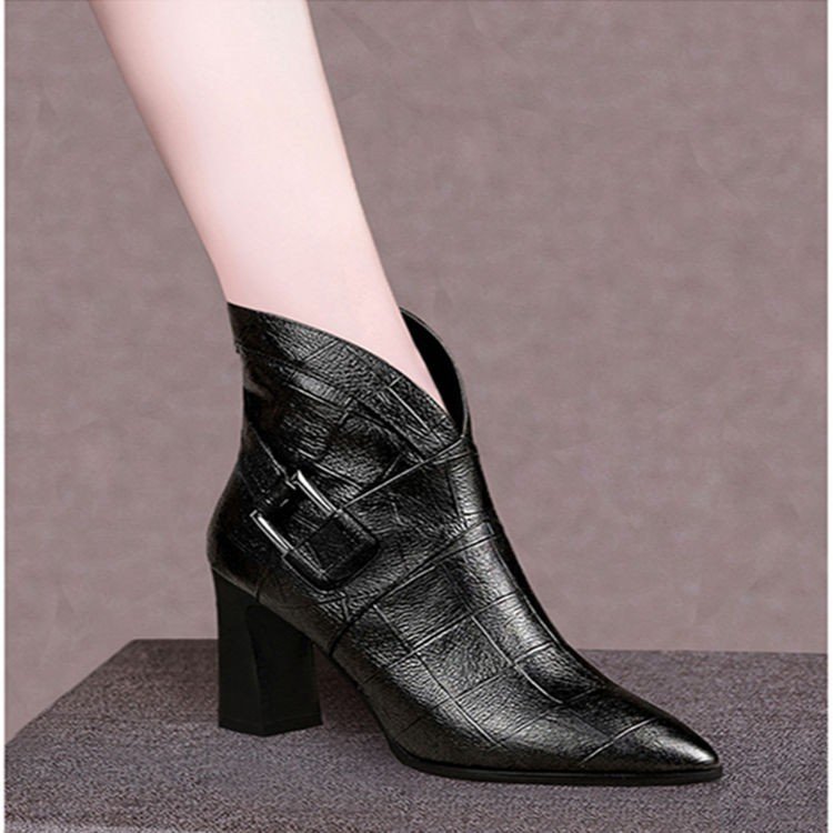 Four seasons often wear new leisure trend comfortable thick heel with foot breathable temperament female elegant Korean fashion
